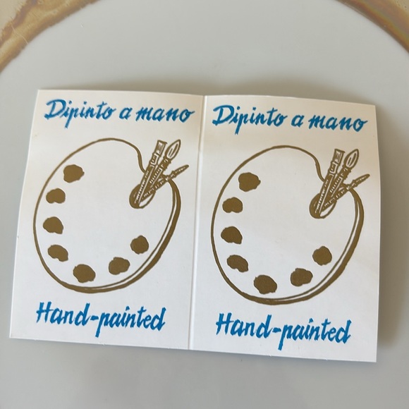 Vintage Gottinghen Cake Plate & 18/10 Stainless Silverware Set 24k Gold Plated - Picture 10 of 16